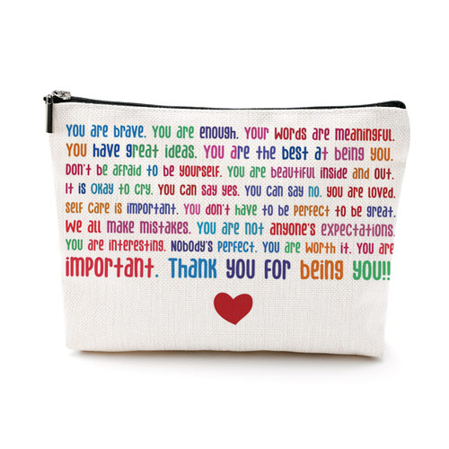 Ovfhus Inspirational Gifts Make Up Bag Motivational Cosmetic Travel Bag for Women Mom Best Friends Bestie BFF Sister Aunt Grandma Coworker Travel Camping Graduation Birthday Christmas Halloween Ovfhus Inspirational Gifts Make Up Bag Motivational Cosmetic Travel Bag for Women Mom Best Friends Bestie BFF Sister Aunt Grandma Coworker Travel Camping Graduation Birthday Christmas Halloween
