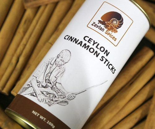 Premium Organic Ceylon Cinnamon Spices - Alba Grade | Premium True Cinnamon Powder 1.76/3.52 Ounces | Best for Seasoning and Mix with Tea | From Sri Lanka (50)
