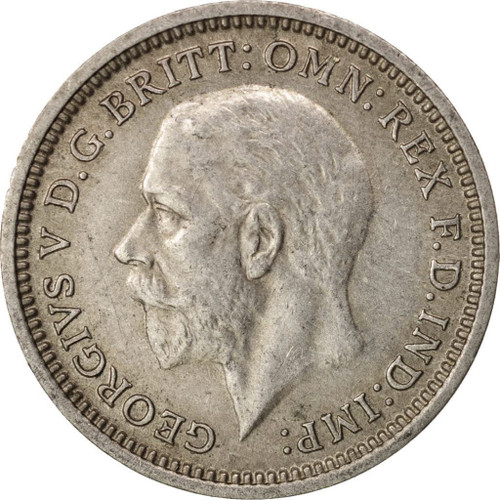 1927-1936 British Threepence Silver Coin Issued Under King George V. Pre- WW2 United Kingdom Coin. 3 Pence Graded By Seller Circulated/Worn Condition 1927-1936 British Threepence Silver Coin Issued Under King George V. Pre- WW2 United Kingdom Coin. 3 Pence Graded By Seller Circulated/Worn Condition