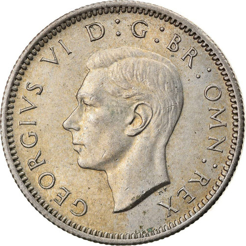 1947-48 British Sixpence Coin Issued Under King George VI."Six Pence In Her Shoe" Wedding Tradition Coin. Sixpence Graded By Seller Circulated/Worn Condition 1947-48 British Sixpence Coin Issued Under King George VI."Six Pence In Her Shoe" Wedding Tradition Coin. Sixpence Graded By Seller Circulated/Worn Condition