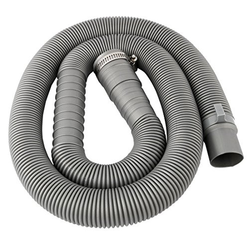 uxcell PVC Toilet Washing Machine Drain Hose Extension Kit, Universal Fit All Drain Hose 4.3 Ft