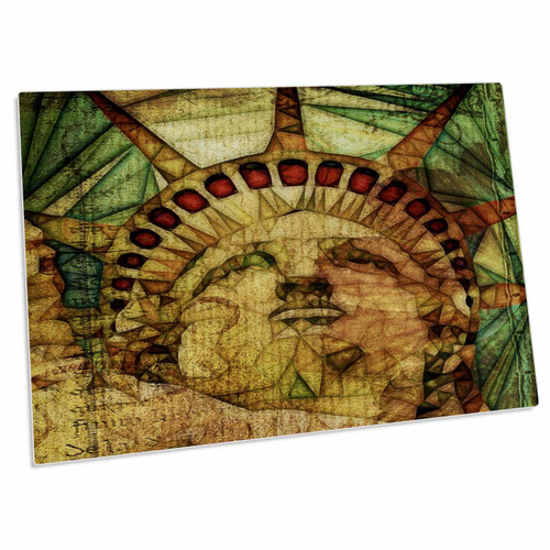3dRose The Statue of Liberty in New York City with a Abstract... - Desk Pad Place Mats (dpd-201104-1) 3dRose The Statue of Liberty in New York City with a Abstract... - Desk Pad Place Mats (dpd-201104-1)
