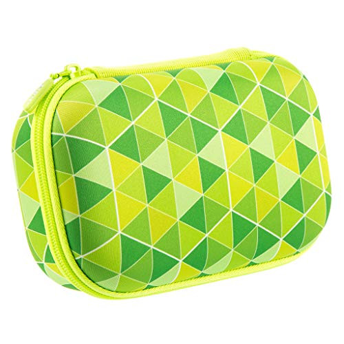 ZIPIT Colorz Pencil Case/Pencil Box/Storage Box/Cosmetic Makeup Bag, Green