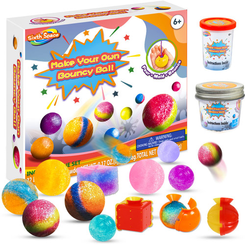 Bouncy Ball Making Kit, DIY Kits for Kids, Kids Birthday Party Activities, Kids Science Projects, Arts and Crafts for Kids 4-6 | 6-8, Outdoor Activities for Kids, Summer Fun Activities Favors Kit Bouncy Ball Making Kit, DIY Kits for Kids, Kids Birthday Party Activities, Kids Science Projects, Arts and Crafts for Kids 4-6 | 6-8, Outdoor Activities for Kids, Summer Fun Activities Favors Kit