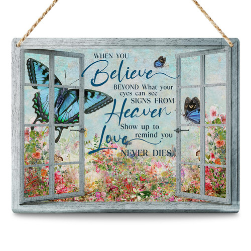 Inspirational Watercolor Blue Butterfly Heaven Memory Decor Sympathy Memorial Gifts Rustic Floral Farmhouse Wall Decor Wooden Hanging Plaque Wood Sign Kitchen Bedroom Living Room Cafe Garden Decor Inspirational Watercolor Blue Butterfly Heaven Memory Decor Sympathy Memorial Gifts Rustic Floral Farmhouse Wall Decor Wooden Hanging Plaque Wood Sign Kitchen Bedroom Living Room Cafe Garden Decor