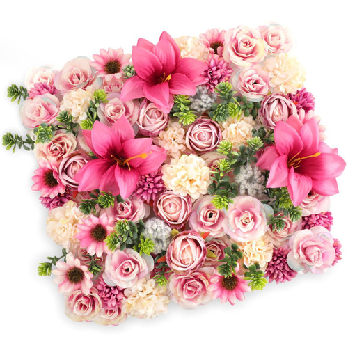 FEYUSM Artificial Flowers, Silk Flowers with Stem, Real Looking Pink Artificial Flowers, Faux Flowers for Wedding Bouquets Centerpieces, DIY, Bridal Shower, Party Tables Decorations, Home Decorations FEYUSM Artificial Flowers, Silk Flowers with Stem, Real Looking Pink Artificial Flowers, Faux Flowers for Wedding Bouquets Centerpieces, DIY, Bridal Shower, Party Tables Decorations, Home Decorations