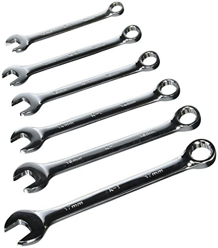 K-T Industries 4-1806 Metric Combination Wrench Set, 6-Piece