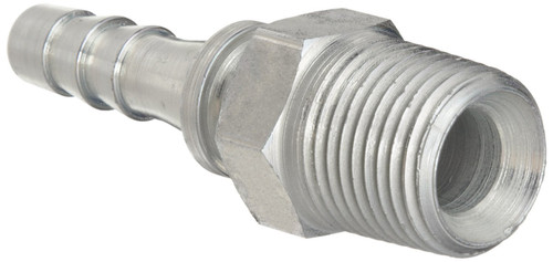 Dixon 3508 Zinc Plated Steel Air Hose Fitting, Nipple, 1/2" NPT Male x 3/8" Hose ID Barbed Dixon 3508 Zinc Plated Steel Air Hose Fitting, Nipple, 1/2" NPT Male x 3/8" Hose ID Barbed