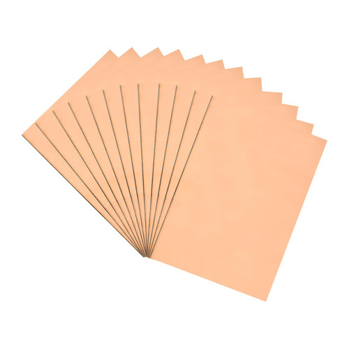 PATIKIL Copper PCB Board, 12Pcs 10x15cm Double Sided Copper Clad Circuit Board Laminate Blank PCB Copper Pads Prototype Board 1.5MM Thickness Fiberglass