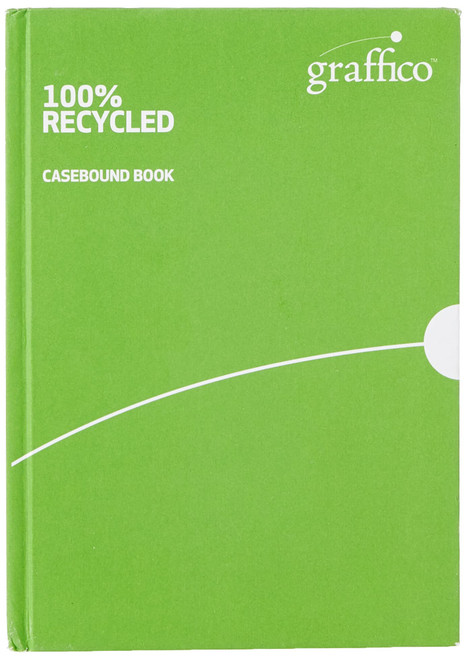 Graffico A5 Recycled Case Bound Feint Ruled 160 Pages Notebook