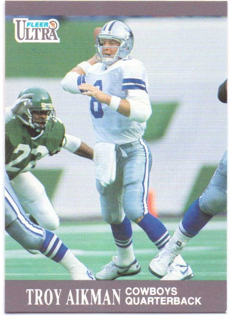 Troy Aikman 1991 Fleer Ultra #162 - Dallas Cowboys