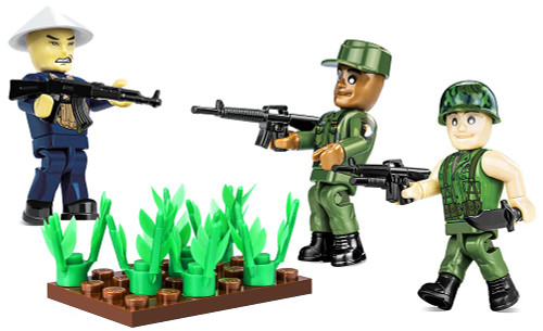 COBI Historical Collection: Vietnam War Figures,Jungle Camouflage