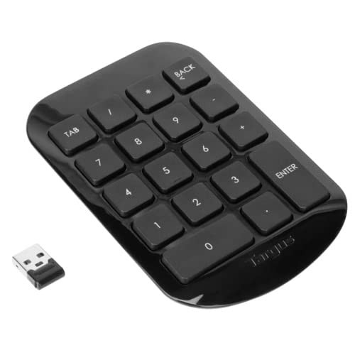 Targus AKP11US Wireless Numeric Keypad - USB - Black, Gray (Renewed)