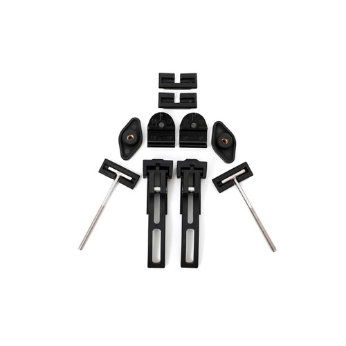 Hewsupai Truck Tonneau Cover Replacement and Accessories Parts Kit for Hard Truck Bed Covers Including Diamond Nut, T-Bolt and Tonneau Cover Clamps
