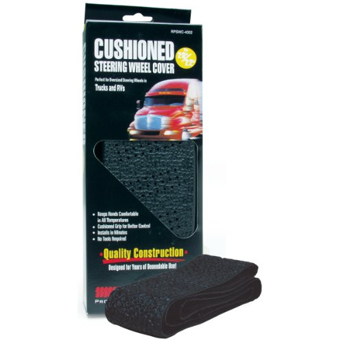 RoadPro RPSWC-4002 Black Cushioned Steering Wheel Cover