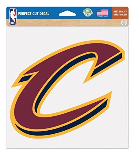 NBA Cleveland Cavaliers 8" x 8" inch Perfect Cut Color Decal Sticker