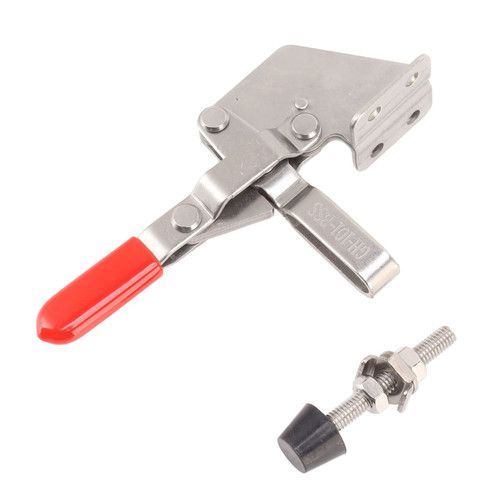 Toggle Clamp,Quick Release Toggle Clamp,304 Stainless Steel 100kg Clamping Force Toggle Clamp Latch,Lever Clamp for Woodworking,Heavy Duty Toggle Clamp Tool