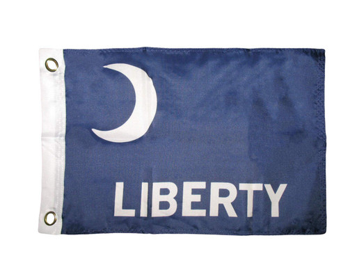 Trade Winds 12x18 12"x18" Liberty Ft Moultrie Boat Motorcycle Car Flag Banner Grommets Premium Fade Resistant