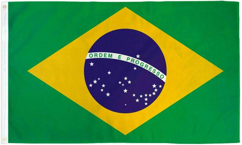 Trade Winds 4x6 Brazil Flag 4'x6' ft Brazlian banner grommets Large Premium Fade Resistant