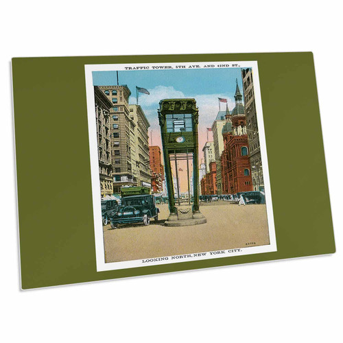 3dRose Traffic Tower, 5th Avenue and 42nd Street New York City - Desk Pad Place Mats (dpd-170849-1) 3dRose Traffic Tower, 5th Avenue and 42nd Street New York City - Desk Pad Place Mats (dpd-170849-1)