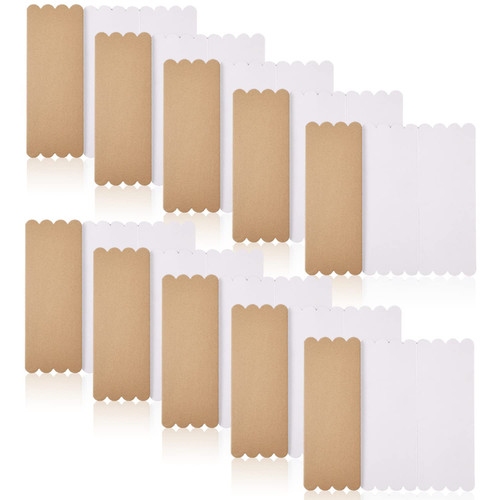 10 Pcs Tri Fold Display Board Poster Boards, Foldable White Corrugated Presentation Board Paperboard, Portable Display Cardboard School Science Fair Display Boards (16 x 24 Inch)