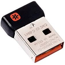 Unifying Receiver for Mouse and Keyboard Compatible for Any Logitech Product That Display The Unifying Logo (Orange Star, Connects up to 6 Devices) 001