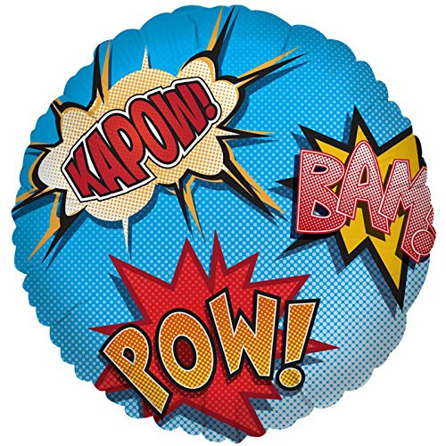 BirthdayExpress Superhero Comics Party Supplies - Foil Balloon
