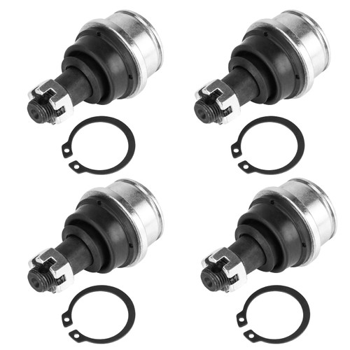 Upper and Lower Front Ball Joint for Honda TRX 420/450 / 500/650 / 680 Foreman Rubicon Rincon 1998 1999 2000-2017, Replaces 3B4-23579-00-00, 3B4-23579-01-00, 4 Pcs
