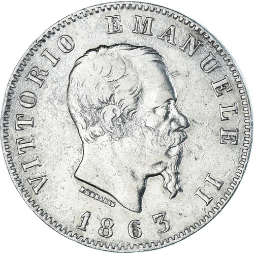 1861-1867 1 Lira Historical Silver Italian Coin. Issued Ender King Vittorio Emanuele II." Father Of The Fatherland" Who Unified And Created Modern Italy. 1 Lira Graded By Seller Circulated Condition 1861-1867 1 Lira Historical Silver Italian Coin. Issued Ender King Vittorio Emanuele II." Father Of The Fatherland" Who Unified And Created Modern Italy. 1 Lira Graded By Seller Circulated Condition