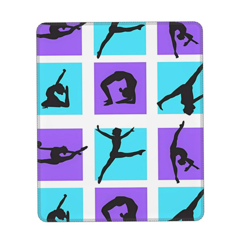 Gymnastics Game Mouse Pad Waterproof Non-Slip Rubber Base Mouse Mat Gaming Mousepads for Wireless Mouse, Computers, Laptop, Office 10 X 12 Inch