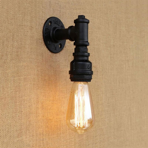European wall light Industrial Retro Vintage Style Farmhouse Industry Steam Punk Wall Sconce Iron Water Pipe Wall Lamp Retro Loft Vintage Lighting Fixtures Bedside Porch Corridor Stair Bedside Cafe E2