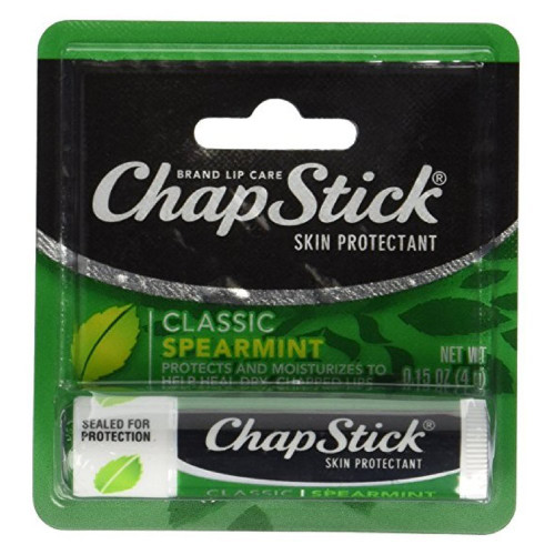 ChapStick Classic Skin Protectant Flavored Lip Balm Tube, 0.15 Ounce, 12 Count (Pack of 1)