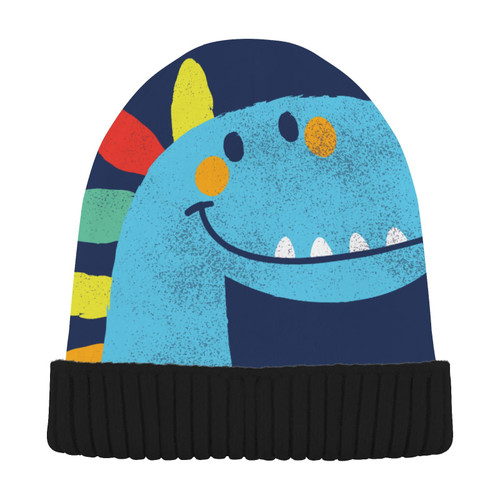 J JOYSAY Cute Dinosaur Dino Beanie Hat for Men Women Beanie Winter Hat Skull Ski Cap Winter Warm Knit Hats Cap for Men