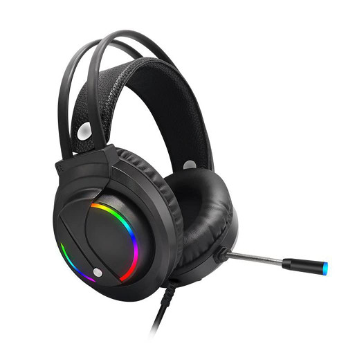 XJPB Gaming Headset Computer Headphones with Microphone Noise Cancelling 7.1 Surround Sound Wired Headset&RGB Light - Gaming Headphones for PS4/PS5 Console Laptop,3.5mm Interface
