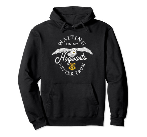 Harry Potter Hedwig Waiting On My Hogwarts Letter Distressed Pullover Hoodie