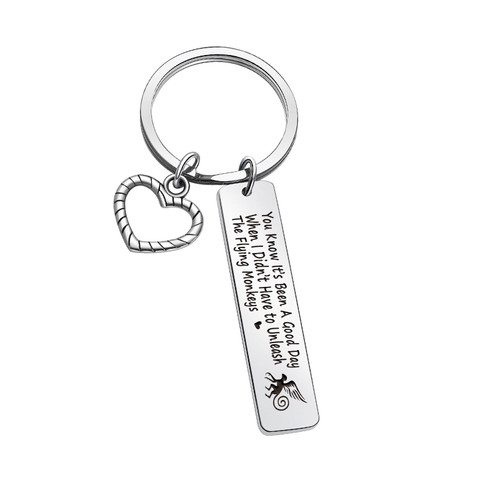 ZQEOU Flying Monkey Jewelry Sarcastic Halloween Keychain Movie Lover Jewelry Girlfriend Gift Bestie Gift Birthday Keychain For Best Friend Jewelry Niece Gift BFF Keychain Cousin Gift Sister Gift ZQEOU Flying Monkey Jewelry Sarcastic Halloween Keychain Movie Lover Jewelry Girlfriend Gift Bestie Gift Birthday Keychain For Best Friend Jewelry Niece Gift BFF Keychain Cousin Gift Sister Gift