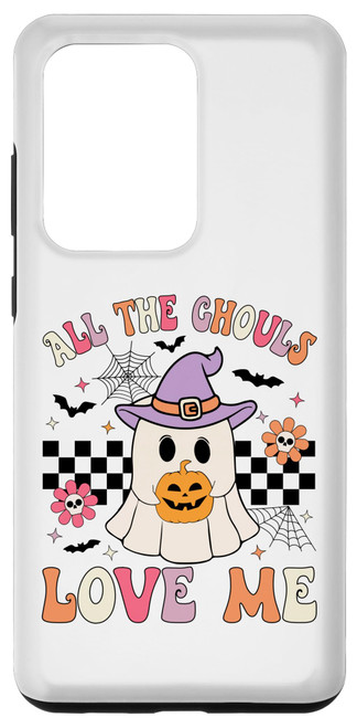 Galaxy S20 Ultra Halloween All The Ghouls Love Me Ghost Kids Boys Halloween Case