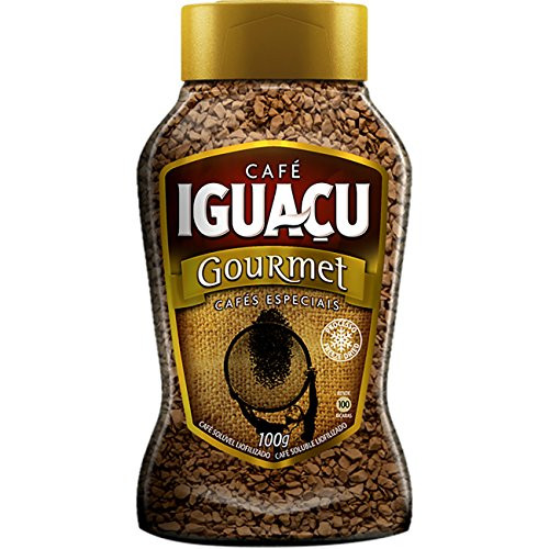 Cafe Iguacu Gourmet Cafe Especials Freeze Dried Instant Brazilian Coffee, 100 grams
