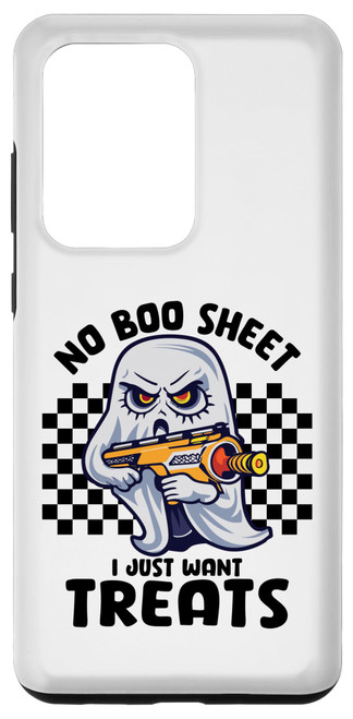 Galaxy S20 Ultra Boo Ghost Halloween Spooky | No Boo Sheet I just Want Treats Case