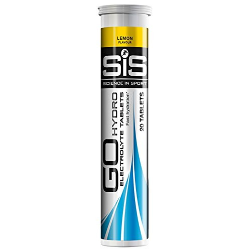 Science in Sport Go Hydro Electrolyte Tablets | Lemon Flavor Hydration & Endurance Supplement - 20 Tablets