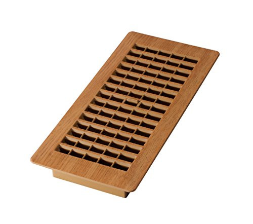 Decor Grates PL410-OC 4-Inch by 10-Inch Plastic Floor Register, Oak Caramel