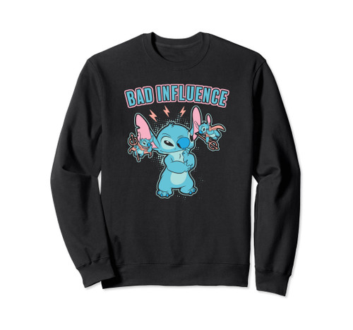 Disney Lilo & Stitch Bad Influence On Shoulders Sweatshirt