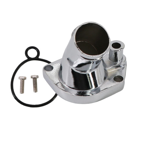 Dokili 4232 Chrome Water Neck for small block Ford 221, 289, 302, 351 cubic inch engines