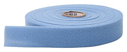 Pearl 2" Fold in Half Quilt Binding, Brushed, 25 yd, Light Blue