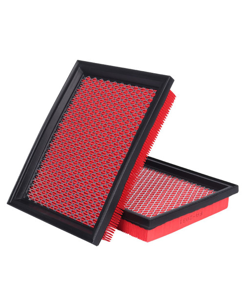 Forccord 2-PACK Engine Air Filter Fits for Mini Cooper 1.6L 2008 2007 2006 2005 2004 2003 2002 Air Filter Car Accessories Replacement for BMW 13721477840