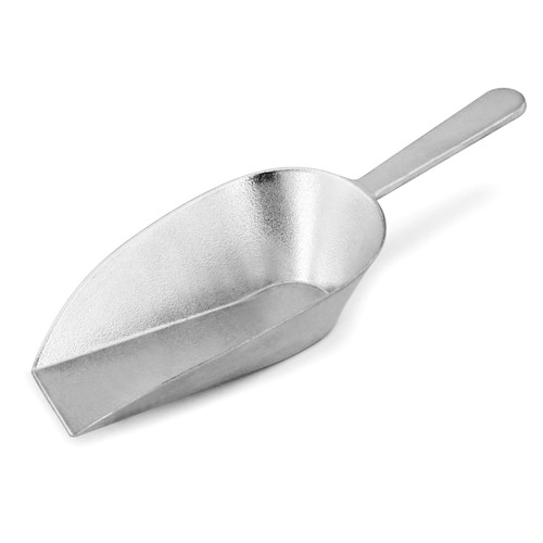 New Star 34721 Cast Aluminum Flat Bottom Utility Scoop, 24-Ounce