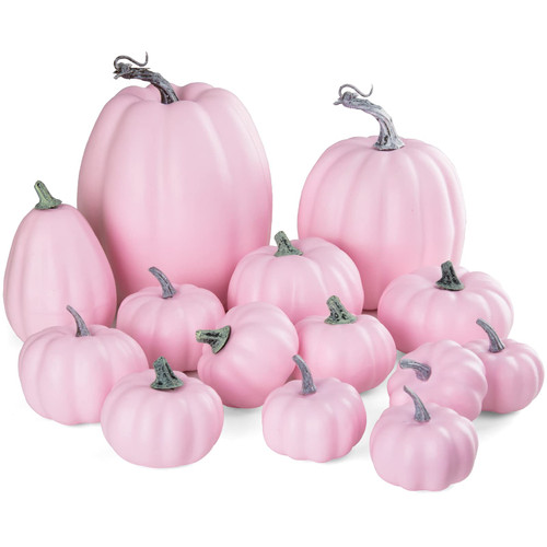 joyhalo Fall Pumpkin Decor - 14 Pack Fake Large Pumpkins for Decorating Outside Artificial Pumpkins Harvest Faux Foam Pumpkins for Fall Autumn Halloween Thanksgiving Porch Tabletop Decor joyhalo Fall Pumpkin Decor - 14 Pack Fake Large Pumpkins for Decorating Outside Artificial Pumpkins Harvest Faux Foam Pumpkins for Fall Autumn Halloween Thanksgiving Porch Tabletop Decor