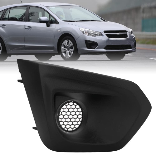 JSKAPA Fog Light Cover Compatible with 2012 2013 2014 Subaru Impreza Black Front Bumper Fog Lamp Covers Right Passenger Side