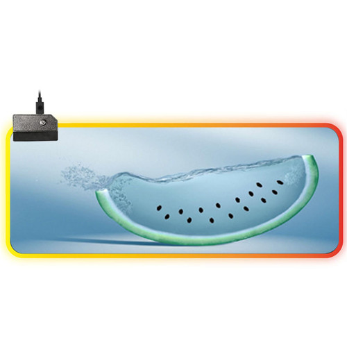 llsxi Office Big Desk Pad Keyboard Mouse Pad,Large RGB Gaming Mouse Pad with 14 LED Light Modes,Non-Slip Base Computer Mouse Mat Home Game Desk Mat XXL?15.74"x35.43"x0.12"?