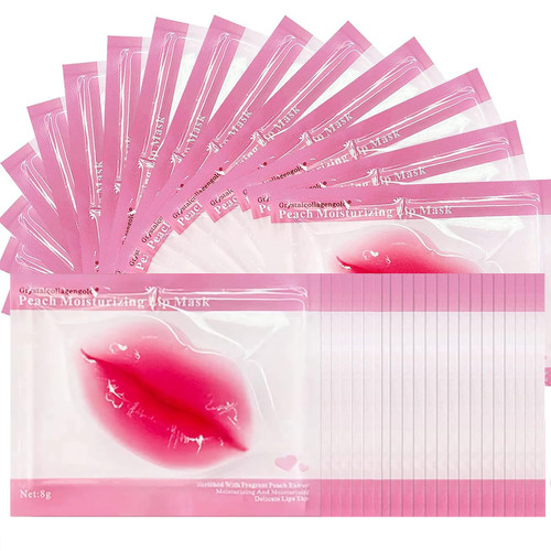 30 PCS Lip Mask,Collagen Lip Masks Sheet for Dry Lips, Moisture Lip Care Mask Anti-Wrinkle, Anti-Aging, Firms Hydrates Lips,Remove Dead Skin and Lightens Lip Lines for Women Lip Care Product